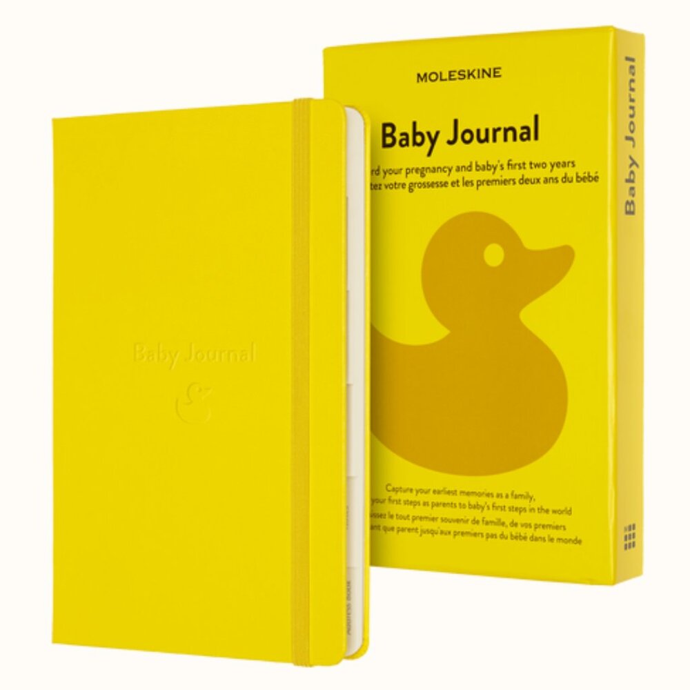 NWT Moleskine Baby Journal – Pregnancy & Baby's First 2 Years (English/French)